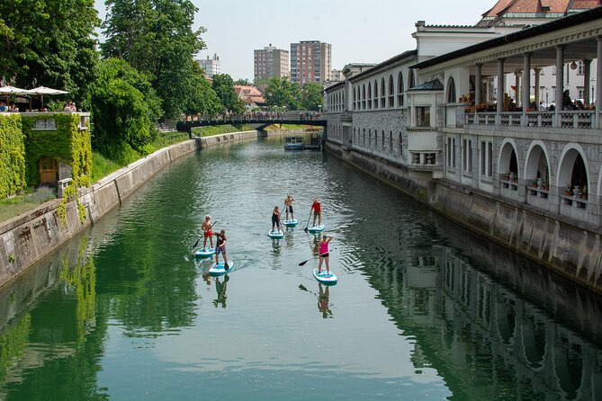 Ljubljana Stand-Up Paddle Boarding Lesson and Tour - Dragon Bridge and the city’s playful side