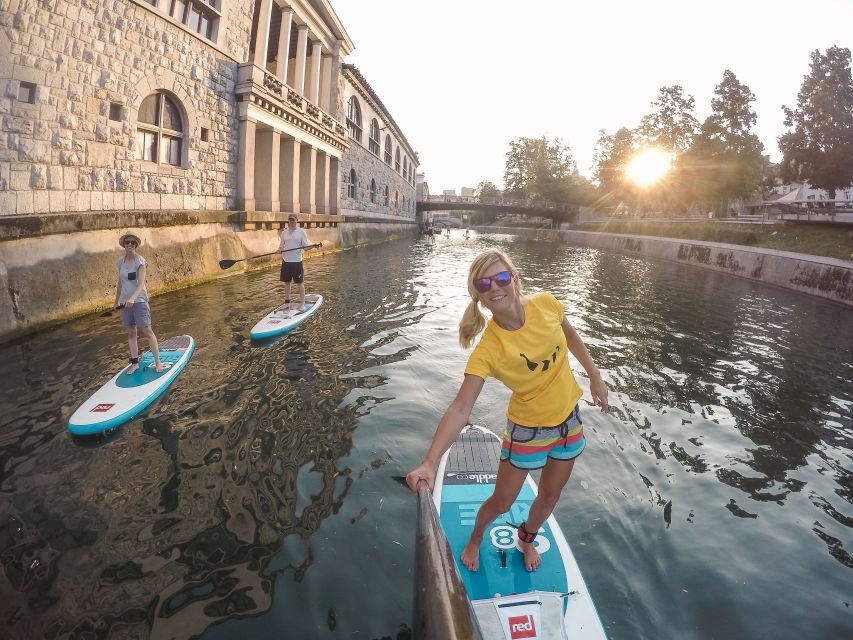 Ljubljana: Stand-Up Paddle Boarding Tour - City stories from water level