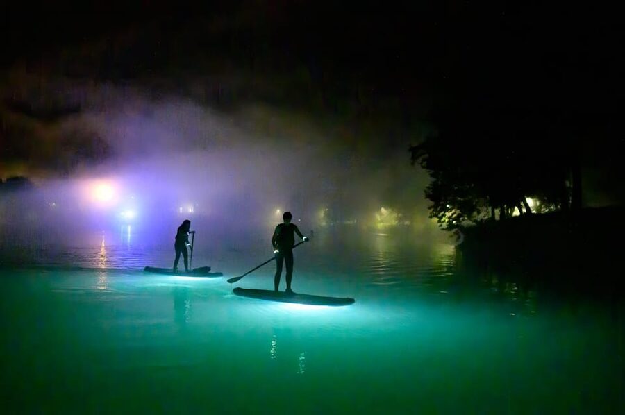 Most na Soci Evening SUP Excursion from Bovec - Why paddleboarding at night works so well here