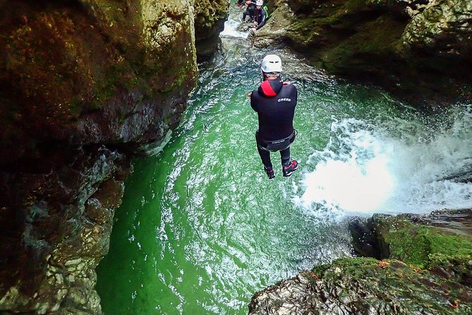 Night canyoning - Getting ready at Grmečica Canyon