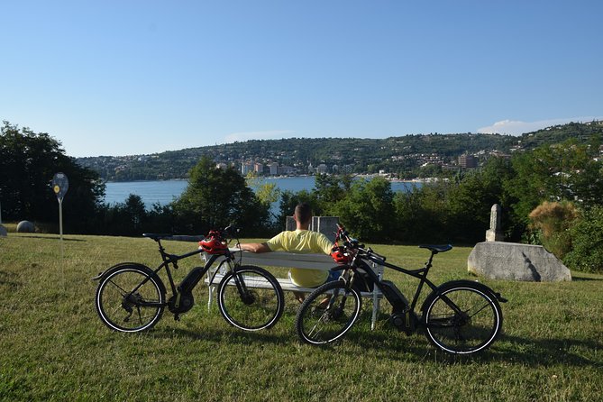 Panoramic Piran and Salt Pans: E-Bike Boutique Tour - The final garden tasting is more than a snack
