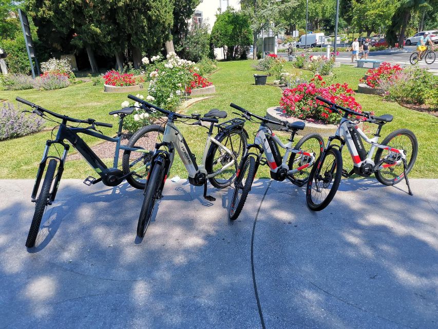 Piran: e-bike&snack in Istria - Getting fitted with a high-end electric bike