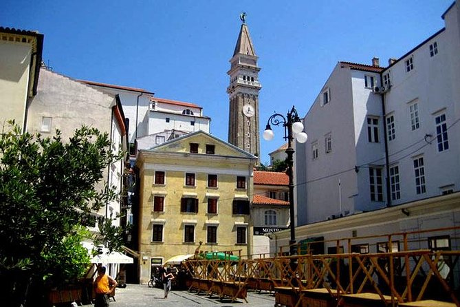 Piran Wine & Food Walking Tour (private V.i.p. Tour) - St. George Cathedral and the view over Piran