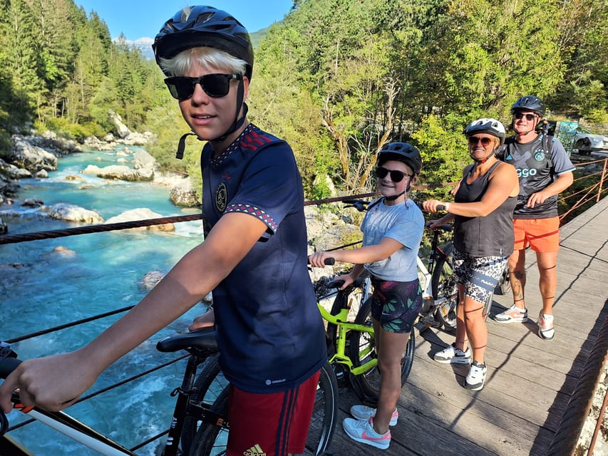 Private E-bike tour Soča valley: The ultimate explorer - Starting in Čezsoča and getting set for the ride