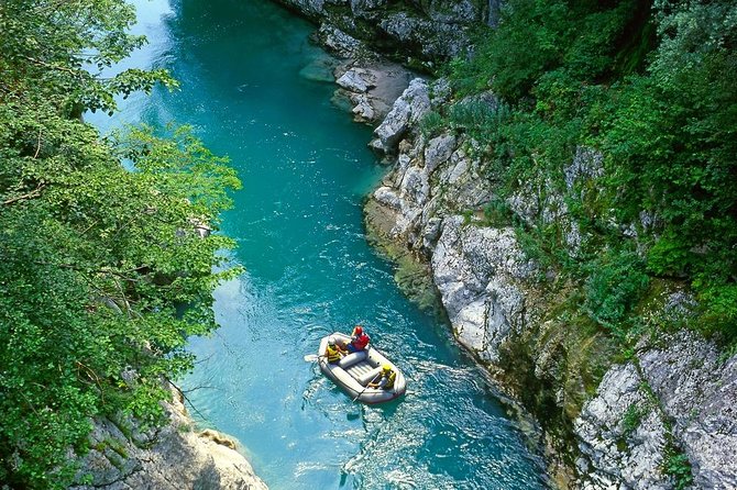 Rafting experience on Soča river from Ljubljana - Arriving in the Trenta Valley and Bovec