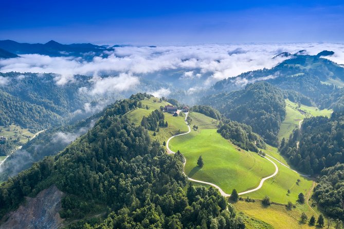 Road Cycling Tour Slovenia - Leaving Ljubljana for the Polhov Gradec Hills