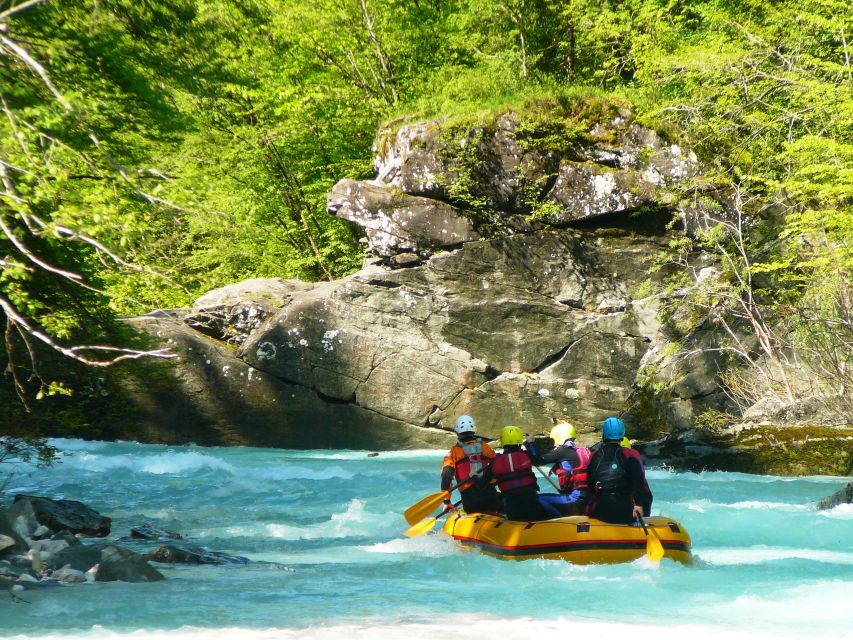 Slovenia: Half-Day Rafting Tour on Soča River with Photos - Safety first, then into the emerald water