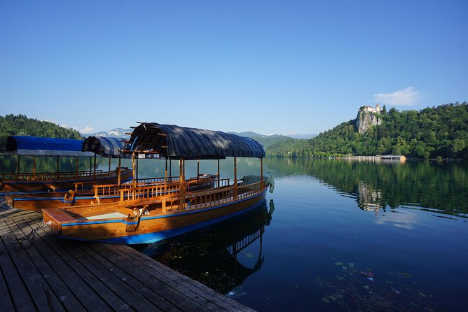 Slovenia in One Day: Lake Bled, Postojna Cave and Predjama Castle - The pletna boat and Bled Island