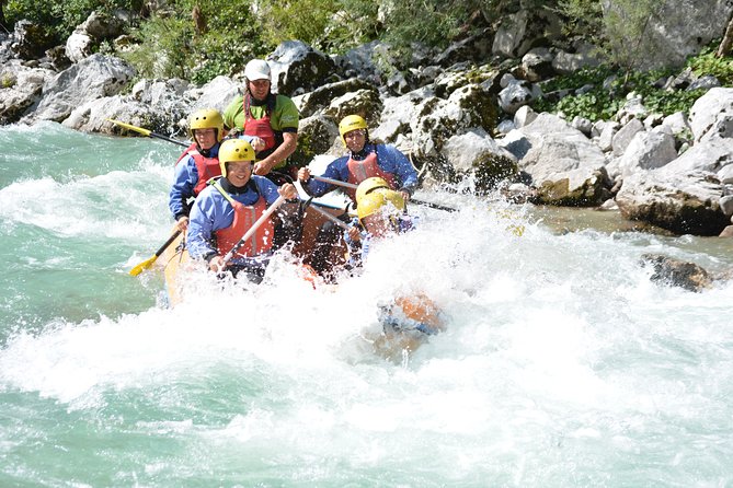Soča River Rafting Adventure in Bovec - From AKTIVNI PLANET to the Srpenica launch point