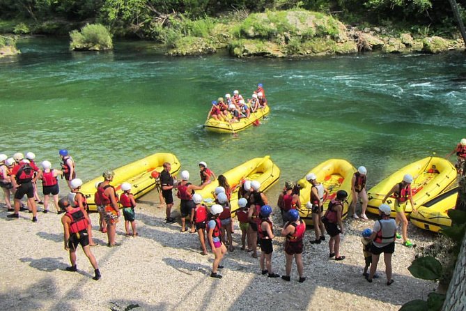 The best Rafting on Sava river in Bled - The first Sava River section: rapids and paddling