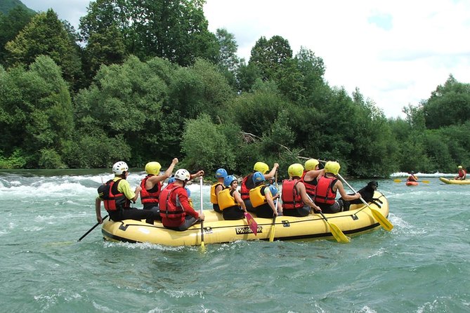 The best Rafting on Sava river in Bled - Guides Luka, Andreas, and the value of a small raft