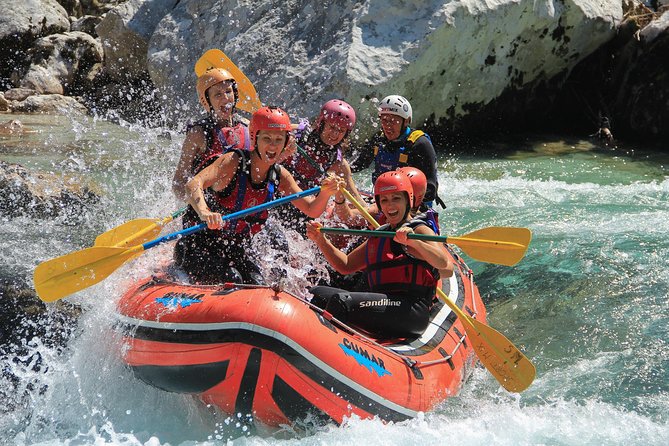 Whitewater Rafting on Soca River, Slovenia - Starting at Sport Mix in central Bovec