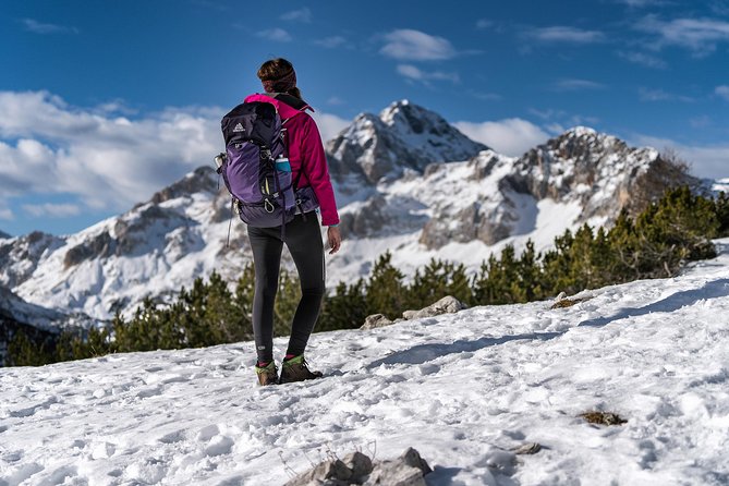 Winter Hike in Julian Alps - Shepherd cottages on the mountain pasture