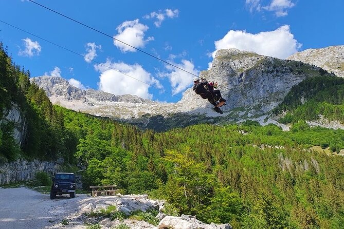Zipline in Slovenia - From central Bovec to the high valley